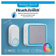 Globe Health Zenith Doorbell Kit Wireless - White - New