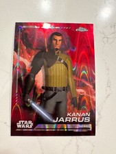 Kanan Jarrus 2024 Topps Star Wars Chrome 124 Red Ray Wave
