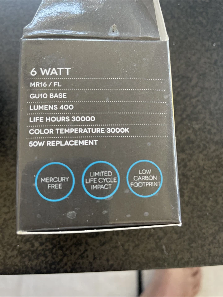 GU10 LED Bulb Dimmable 6W Warm White 400 Lumens 50w Replacement - Image 4 of 4