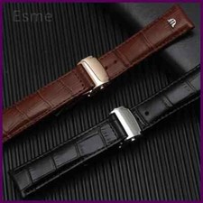 20mm 22mm Cowskin Genuine Leather Watch Strap Band For Maurice Lacroix Eliros