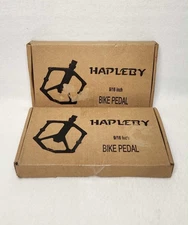 Hapleby Premium Bike Pedals of 9/16 Inch, Professional Mountain and Road Bike Fl