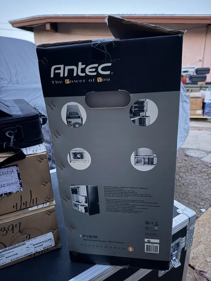 NEW Antec P180B (BLACK) Performance Advanced Super Mid Tower - Image 4 of 4