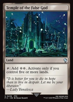 Temple of the False God 438 U Normal FIC MTG NM