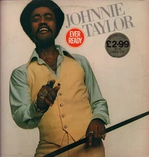 Johnnie Taylor Ever Ready LP vinyl UK Cbs 1978 has gold promo stamp on back of