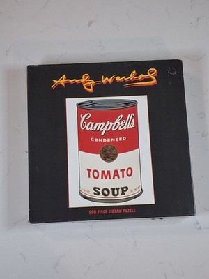  ANDY WARHOL CAMPBELL'S SOUP  Tomato 550pc Jigsaw Puzzle Art Artist Pop Culture