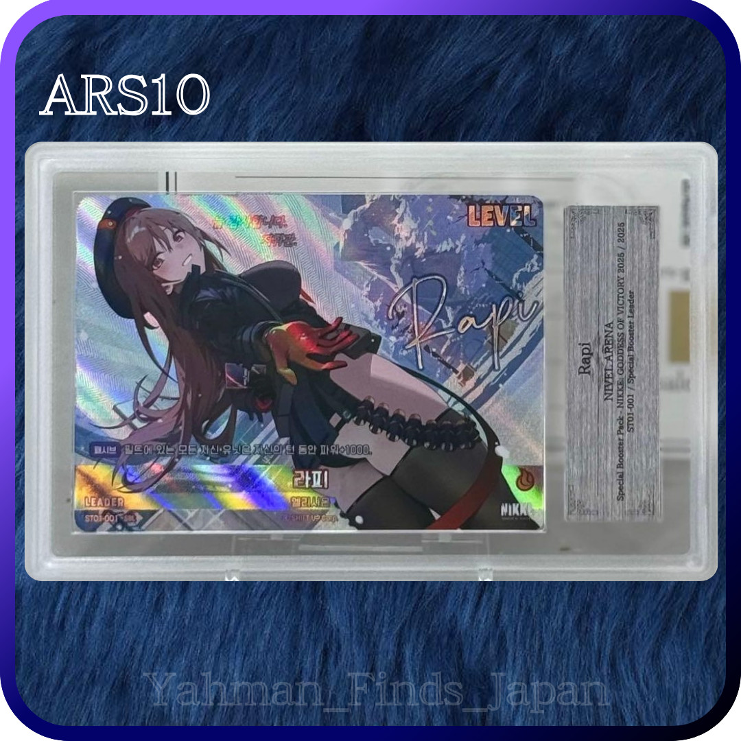 ARS 10 Rapi Signed SPL Nikke Nivel Arena Goddess of Victory ST01 001  2025 PSA
