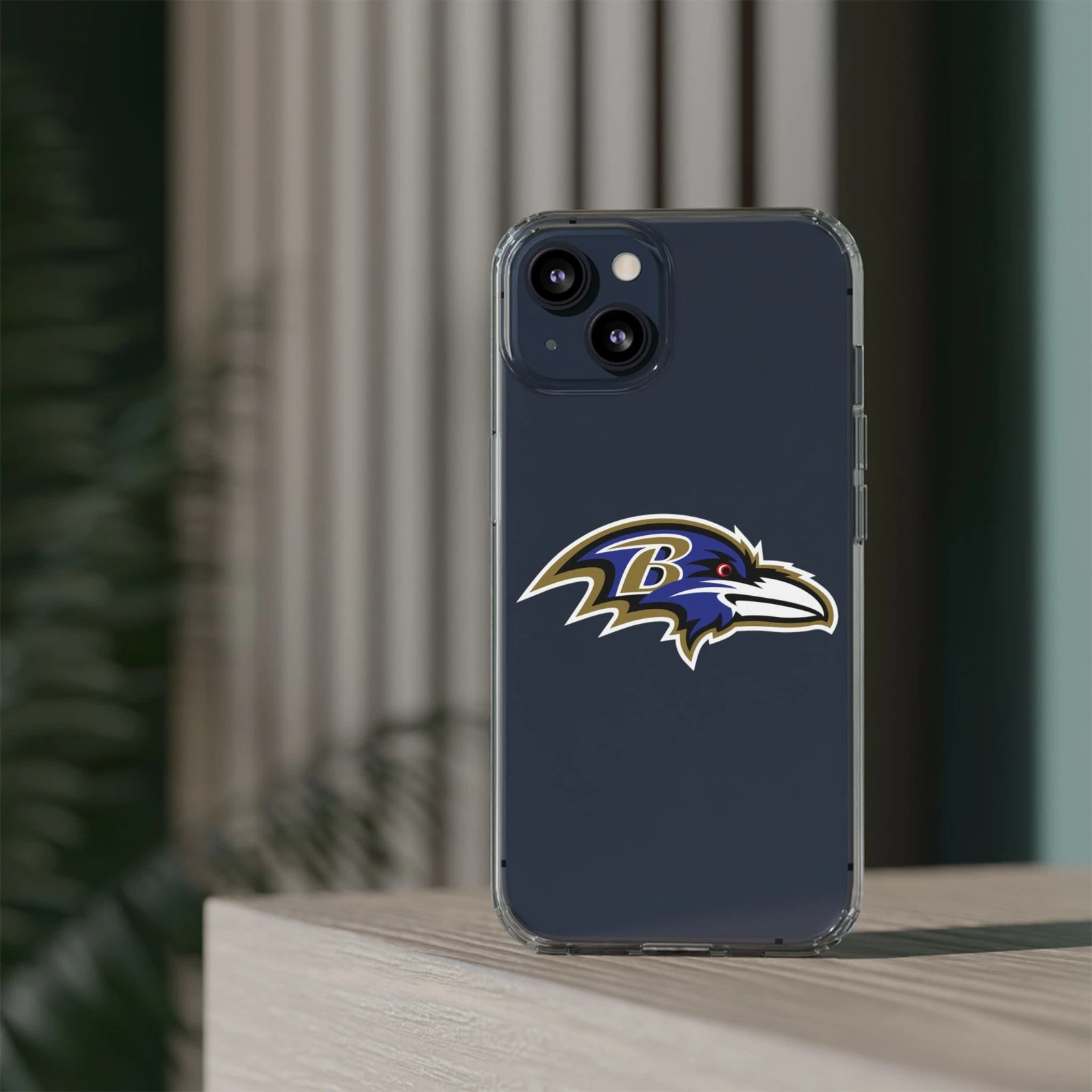 Baltimore Ravens Clear Phone Case for iPhone