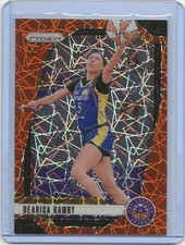 2024 Panini Prizm Orange Velocity Dearica Hamby WNBA #19 Los Angeles Sparks