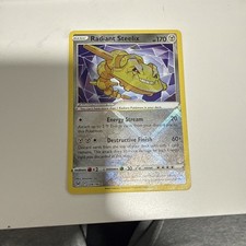 radiant steelix pokemon card Pokémon TCG: Radiant Steelix Sparkling Shiny Rare K 050/071