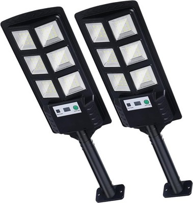 New -2 PACK Solar Street Lights Outdoor, Motion Sensor, Dusk to Dawn, Waterproof