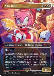 Amy Rose (Sonic the Hedgehog) Borderless - Secret Lair Drop #2083