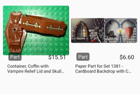 Vintage LEGO Studios 1381 Vampire's Crypt - INCOMPLETE SET - READ DESCRIPTION