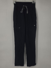 FIGS Yola Skinny Womens XXS Regular Scrub Pants Navy Blue Medical Dental