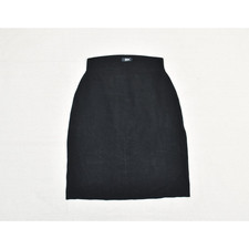 Maeve by Anthropologie Women's A Line Knit Skirt Pull On Viscose Black Size M