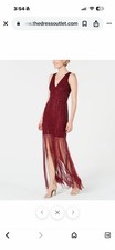Adrianna Papell Size4 Long Formal Heavily Beaded Look At Description/ Photos