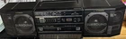 Vintage Fisher PH-W803 Double Cassette Dubbing Boombox Radio Part Works Great!