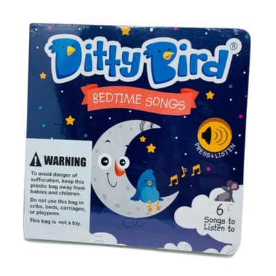 Ditty Bird Bedtime Songs Interactive Musical Board Book Sound Buttons NEW