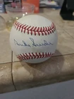 Duke Snider Autographed Rawlings Baseball Major League No COA. Sold As Is.