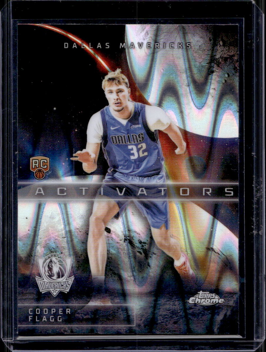 Cooper Flagg 2025-26 Topps Chrome #AC-11 Activators Rookie Raywave Refractor