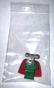 LEGO Space Police 3 Alien SQUIDMAN Minifig Green Monster Squid Man Red Cape 5980