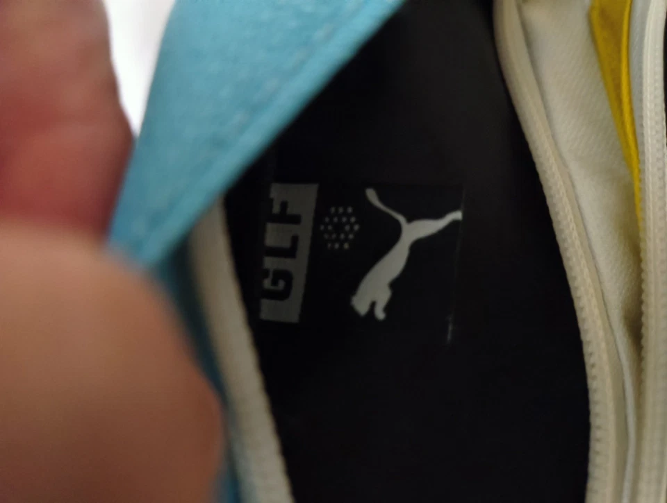 Bolso abdominal ajustable Puma azul/amarillo/blanco Foto 2 de 4