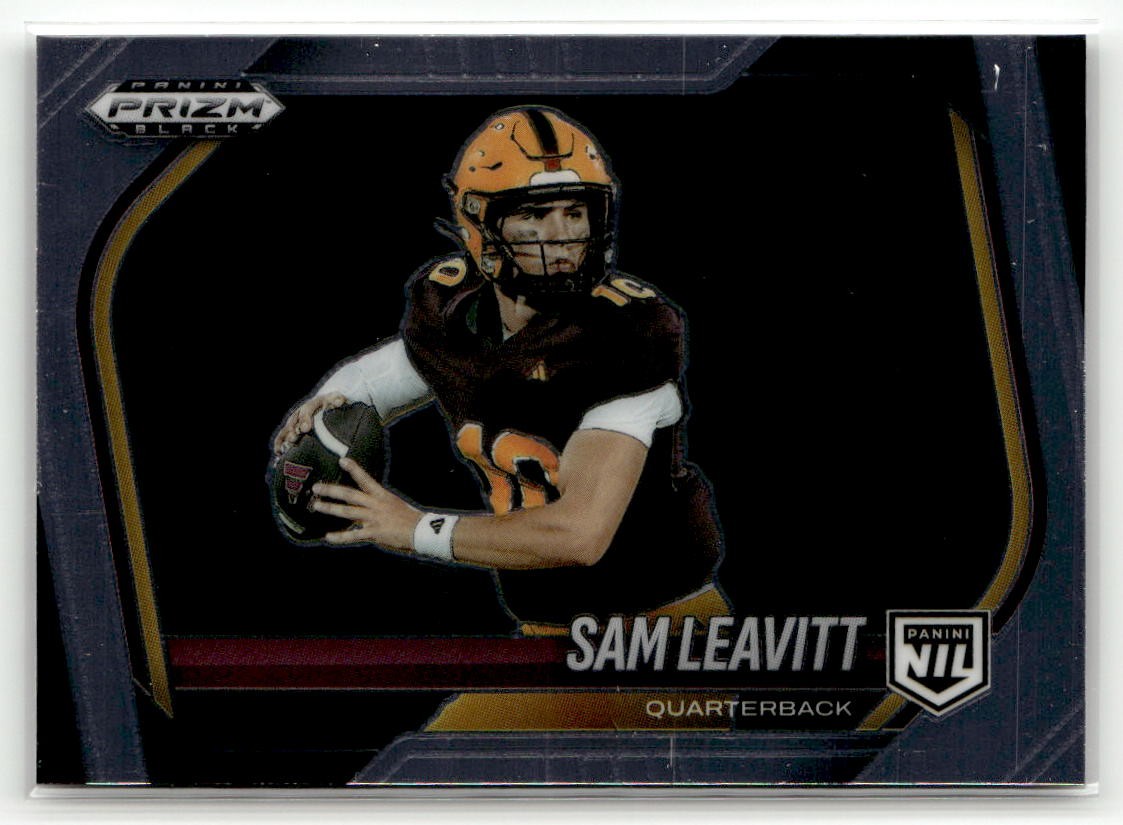 2025 Panini Prizm Black #182 Sam Leavitt