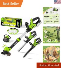 Kids Tool Set, 3-IN-1 Toddler Power Garden Tools with Sounds  Lights, Volume...