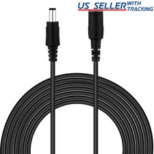 10ft DC Power Extension Cable Cord 5.5x2.1mm 10 feet/3M for CCTV Camera DVR