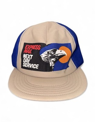 Vintage USPS Express Mail Next Day Service Snapback Trucker Hat