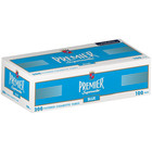 Premier Light Blue Cigarette Filter Tubes - 100mm Size (1 Box of 200 Tubes)