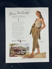 Magazine Ad* - 1948 - Kaiser-Frazer - Claire McCardell fashions