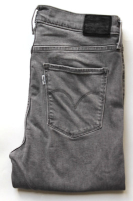 Levi's 720 Super Skinny Big E Damen Jeans W30 L32 Mittelgrau Stretch LEVK099