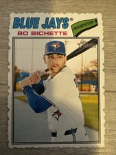 2026 Topps Heritage Bo Bichette #122 Deckle Edge Die Cut SP Toronto Blue Jays