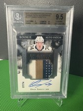 2017-18 UD Exquisite Owen Tippett Rookie Patch Auto RPA /74 BGS 9.5