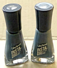 Sally Hansen Insta-Dri Nail Color Nail Polish 508 Slow M-ocean Lot Of 2