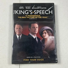 The King's Speech DVD 2010 Colin Firth Geoffrey Rush Helena Bonham