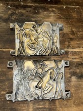 VINTAGE TOY SOLDIER LEAD MOLD WW1 Horse American Flag Soliders