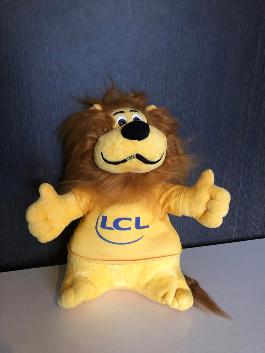 Peluche Lion Mascotte Du TOUR DE FRANCE LCL - Fabriquée En France