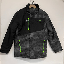 Free Country Black And Green Winter Jacket  Boys Size M 10-12 