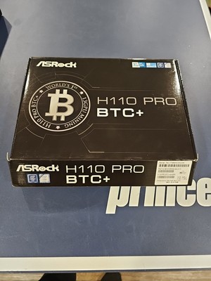 ASRock H110 Pro BTC+ With G3900 + 4GB RAM 