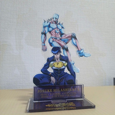 #ad JoJo Acrylic Stand Higashikata Josuke Crazy Diamond Parts Swap Display $37.59