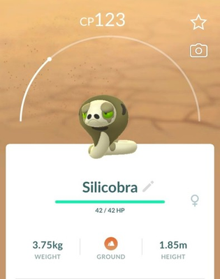 #ad #ad 5x SILICOBRA 🏜️ Desert Biome Exclusive ☀️ Pokémon GO Trade 🔄 Remote Service $2.99