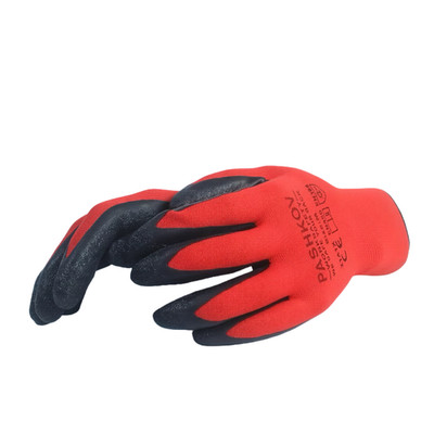 Pashkov-Worksafety Arbeitshandschuhe / Montagehandschuhe Rot 12 Paar