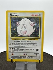 Pokemon TGC - Chansey - 3/102 Base Set Unlimited Holo Rare on eBay