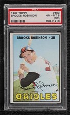 1967 Topps High # Brooks Robinson #600 PSA 8 (OC) HOF 0x5h