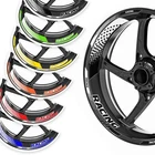 White Rim Wheels Decal Stickers GP07 For Kawasaki Ninja 650 ZX6R ZX10R ZX14R