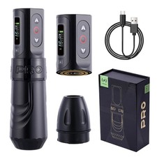 Rotary Wireless Tattoo Pen Machine 4.0MM Stroke with 1600MAH DUAL-Battery