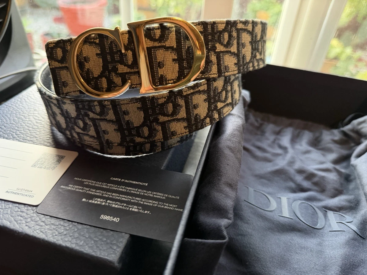 Dior Black Belts for Men for sale | eBay