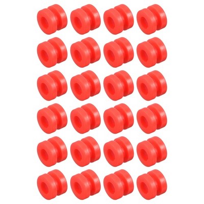 24pcs RC Anti Vibration Rubber Balls for F4 F7 Flight Controller M3x4.6mm Red