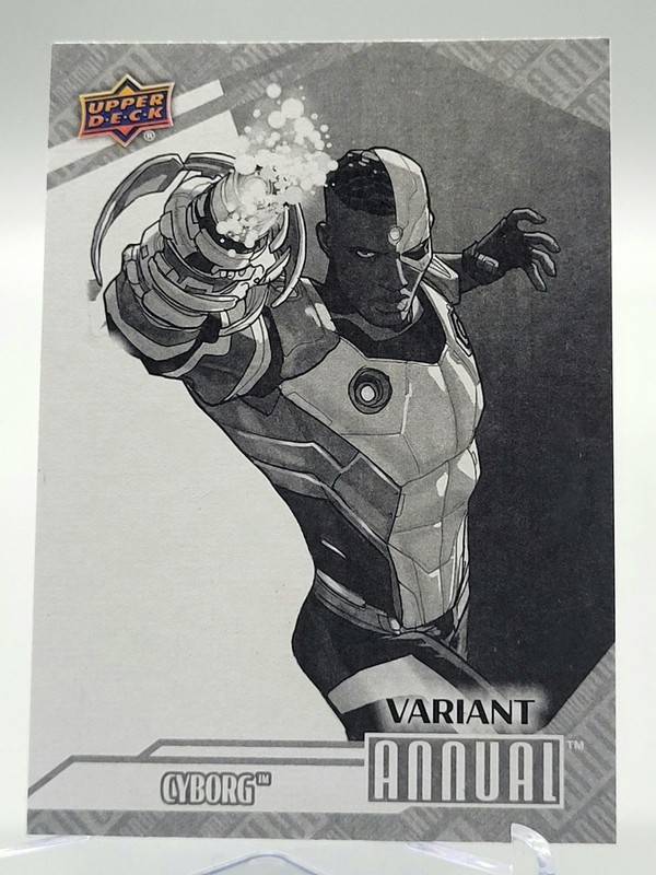 2025 DC ANNUAL CYBORG VARIANT COVER TRADING CARD UPPER DECK 46 batman
